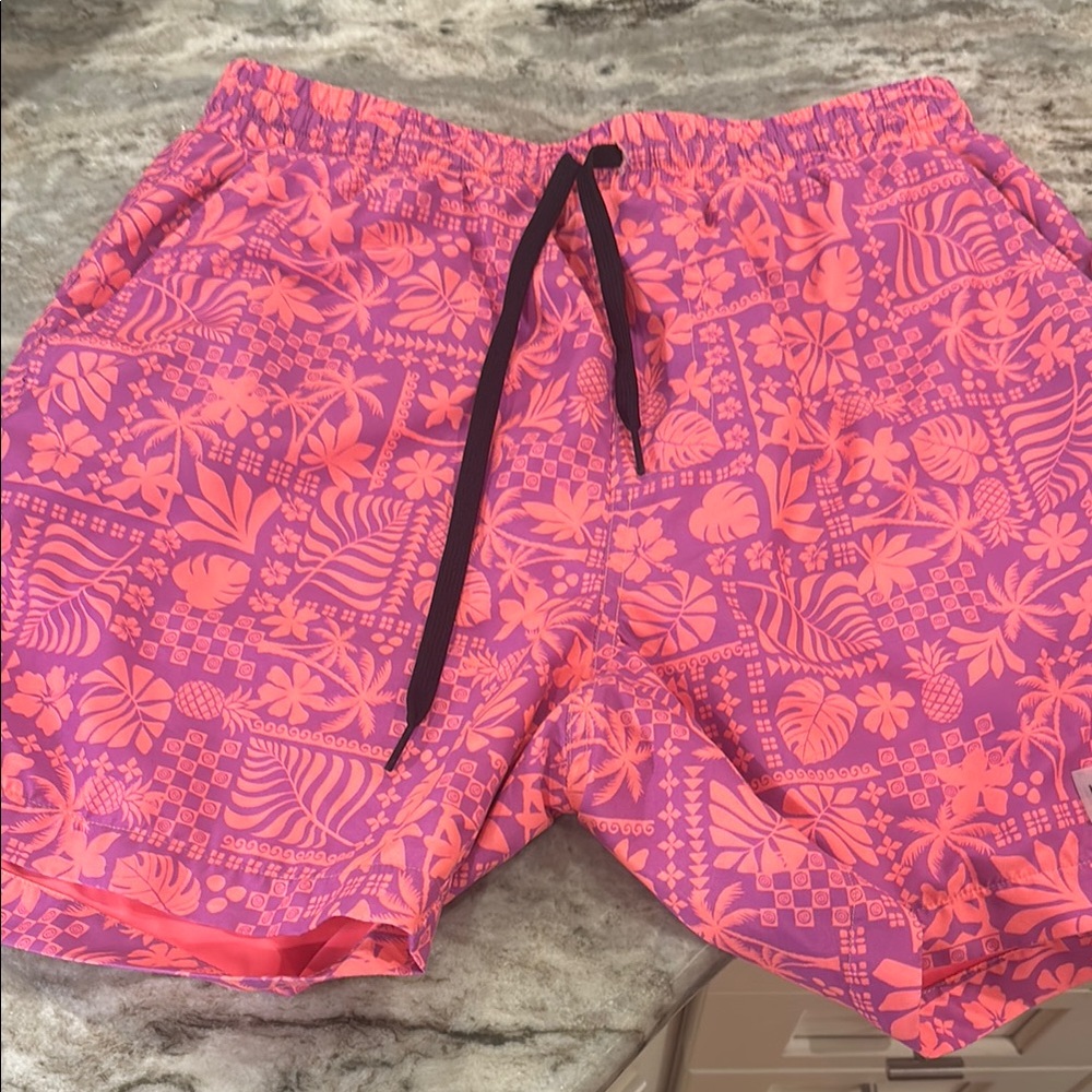 Kulani Kinis Tropical Pink and Purple Shorts